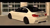 BMW F30 320d with M3 style bumpers