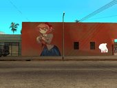 Sayori Graffiti Wall