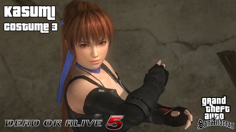 Grand Theft Auto: San Andreas Kasumi from Dead or Alive Mod