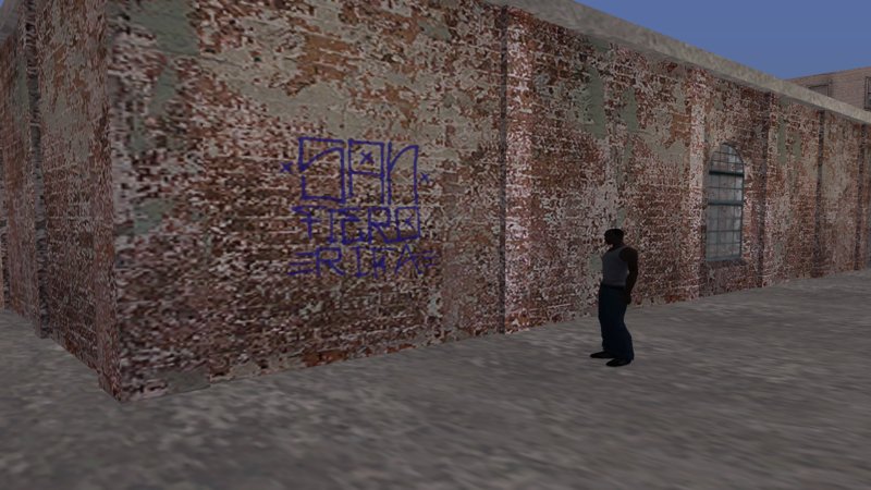 GTA San Andreas San Fierro Rifa Tags Restored For Mobile Mod