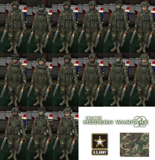 Call Of Duty Modern Warfare 2 Skins - Battle Dress Uniform