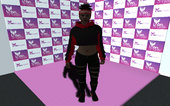 GTA Online Skin Ramdon Female Samira Big Afro 1 Fashion Casual DLC Los Santos Tuners