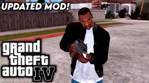 GTA SA GTA IV WEAPON ANIMATION MOD PC AND MOBILE