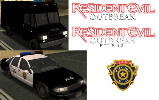 Resident Evil Outbreak Files 1-2 Cars