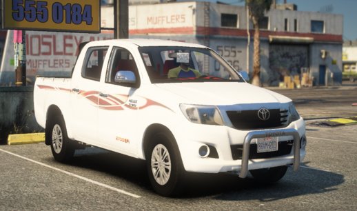 Toyota Hilux 2012-2015 Crew Cab GLX [Add-On / Replace / FiveM / Unlocked]