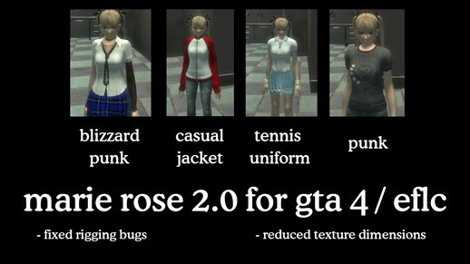 DoA:5LR Marie Rose Pack (x4) v2.0