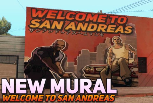 Mural - Welcome to San Andreas
