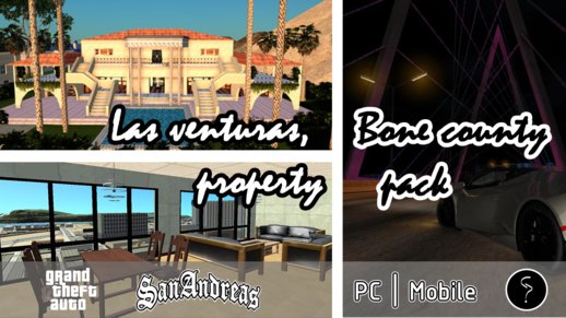 Las Venturas, Bone County Property Pack [7 New Props] PC|Android