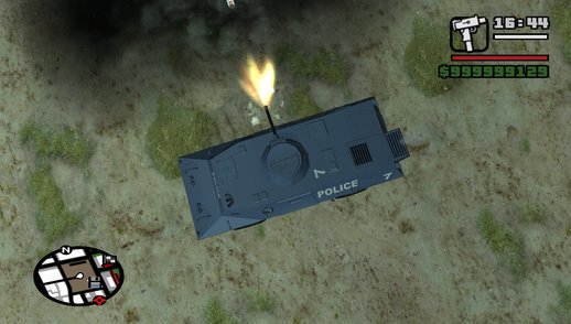 SWAT Van With Tank Gun
