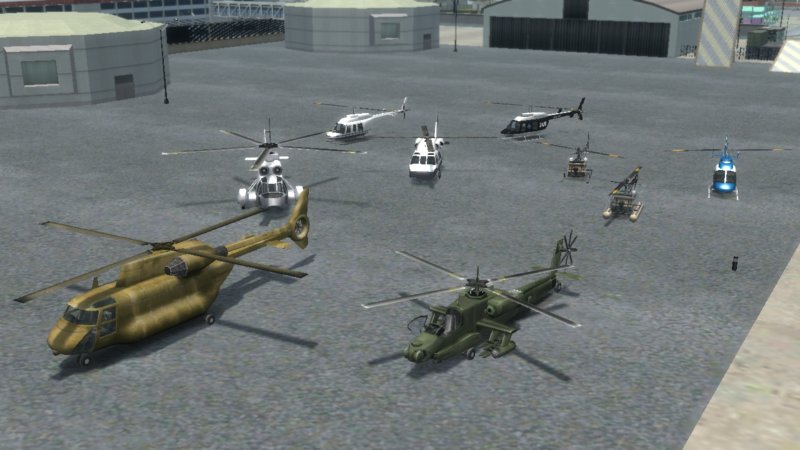 GTA San Andreas GTA V Helicopter Pack Mod 