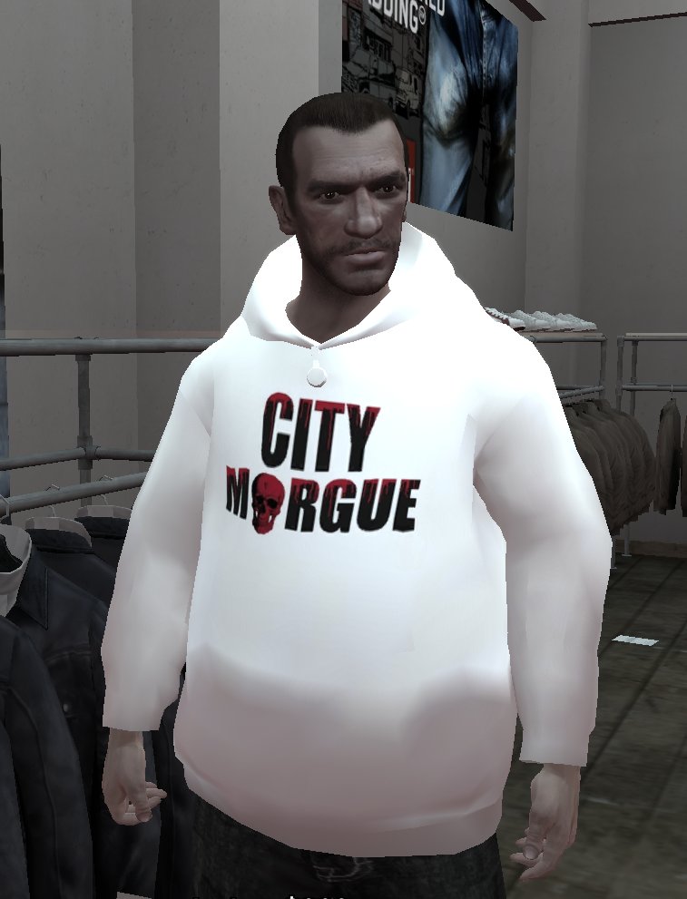 GTA 4 City Morgue x Vlone dogs hoodie GTA4 Mod GTAinside