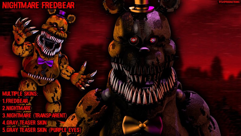 GTA San Andreas Nightmare Fredbear Mod 