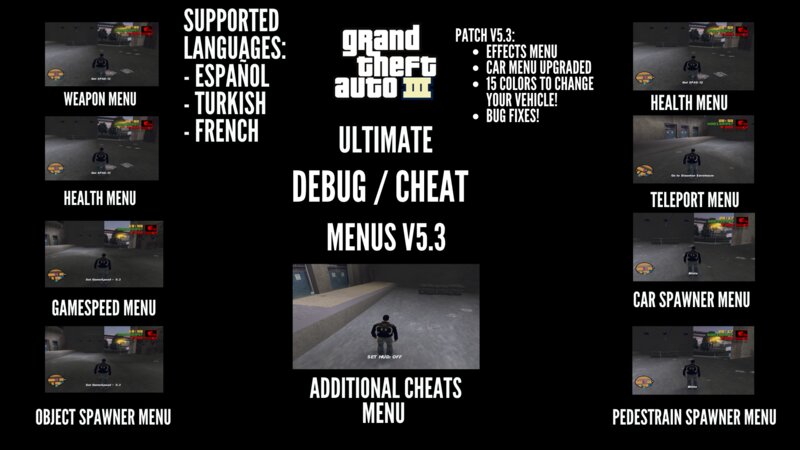 Download Cheat Menu v3.2 for GTA Vice City