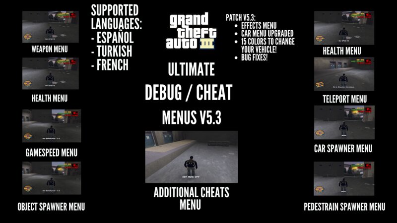 All GTA 3 cheats for health, weapons, cars, and more