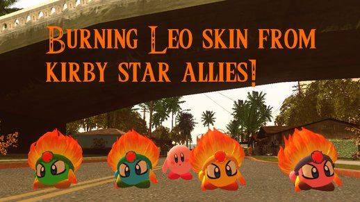 Burning Leo From Kirby Star Allies