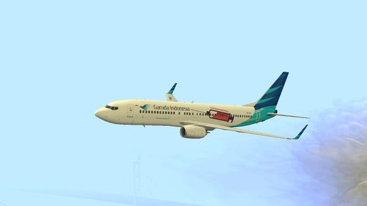Garuda Indonesia Boeing 737-800 (Vaccine livery)