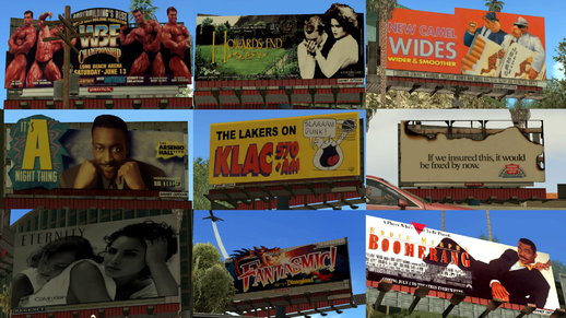 Real Billboards of Los Angeles 1992
