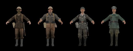 Call of Duty 2 German Soldiers Skins