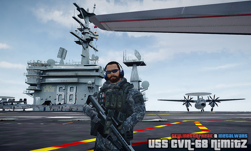 USS CVN-68 Nimitz (New Version)