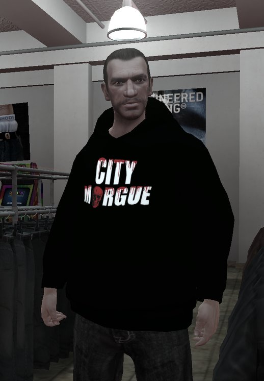 City Morgue x Vlone dogs hoodie GTA4