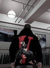 City Morgue x Vlone dogs hoodie GTA4