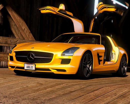 2011 Mercedes-Benz SLS AMG [Add-On | Template] 