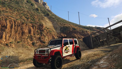 Jurassic Park livery for the Canis Mesa