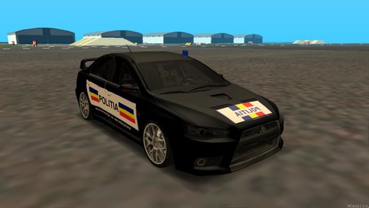 Mitsubishi Lancer Evolution X Politia Romana