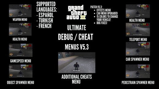 [III] Ultimate Debug / Cheat Menus [V5.3] [MULTI-LANGUAGE]