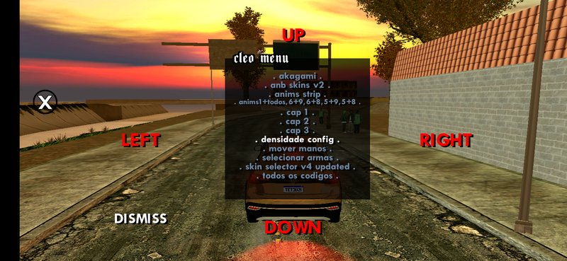 GTA San Andreas Density Enable Disable Cars/NPC for Mobile Mod 