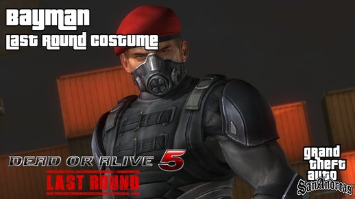 Dead Or Alive 5: Last Round - Bayman (New Costume)