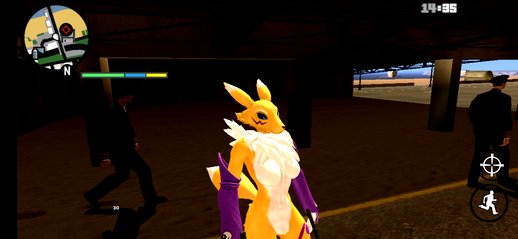 Renamon Furry Skin