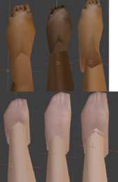 Prostitute Barefeet Skin Pack