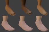 Prostitute Barefeet Skin Pack