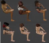 Prostitute Barefeet Skin Pack