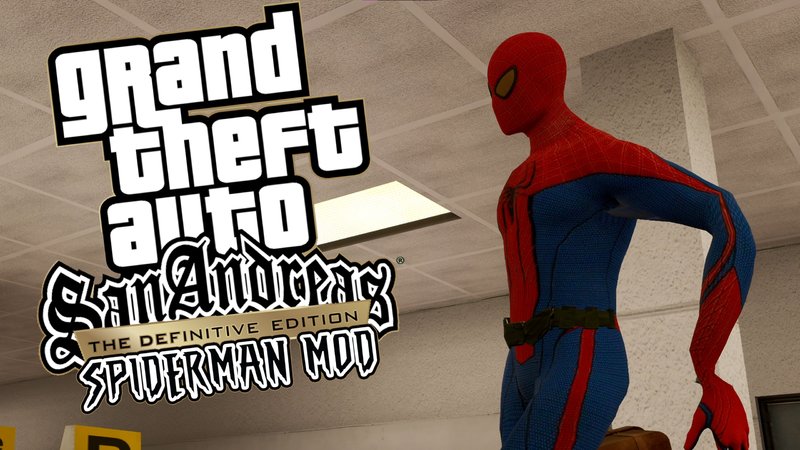 GTA San Andreas - Definitive Edition Spiderman Mod Mod 