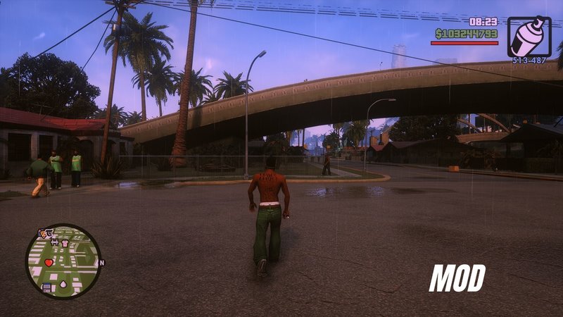 Classic Atmosphere (graphic ReShade) for GTA San Andreas Definitive Edition