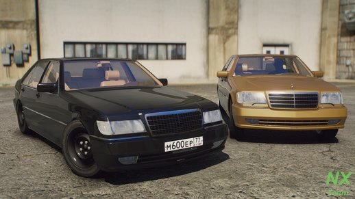 1992 Mercedes-Benz W140 S600 AMG [Add-On / FiveM / Animated / Extras]