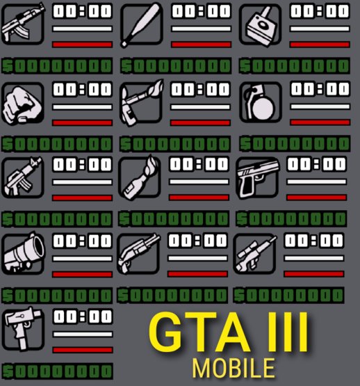 HUD FOR GTA III Mobile