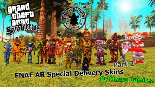 FNAF AR Special Delivery Skins Part 2
