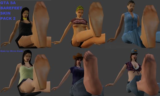 Barefeet Skin Pack 2