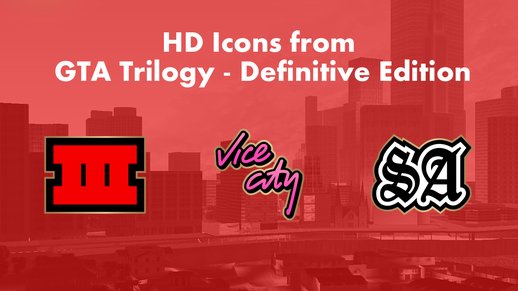 Icons from GTA: Trilogy - Definitive Edition