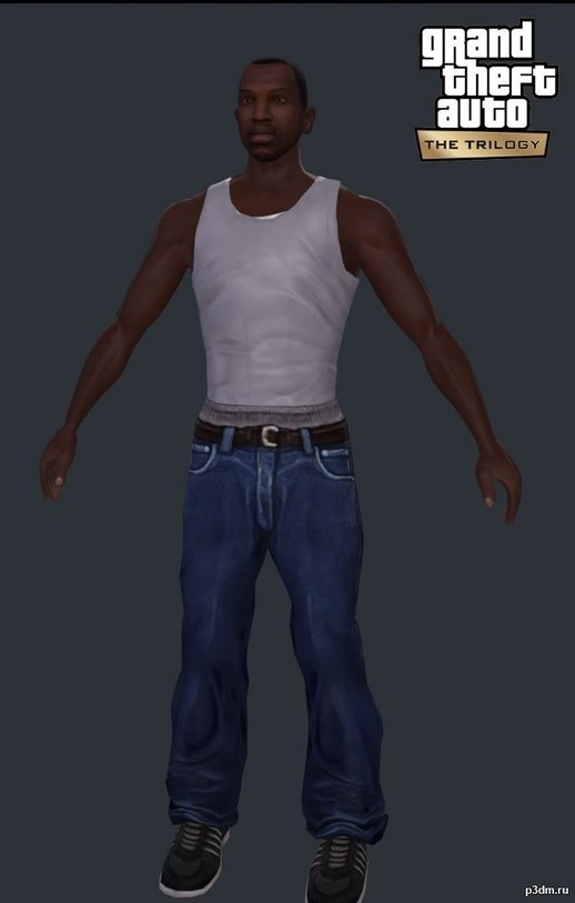 New Skin of Carl Johnson GTA Trilogy for GTA San Andreas V Beta 