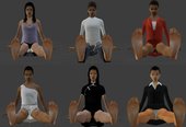 GTA SA Barefeet Skin Pack 3