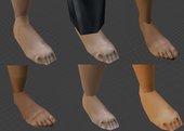 GTA SA Barefeet Skin Pack 3