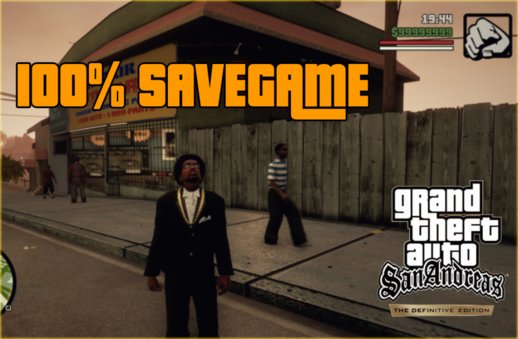 GTA San Andreas: Definitive Edition 100% Savegame