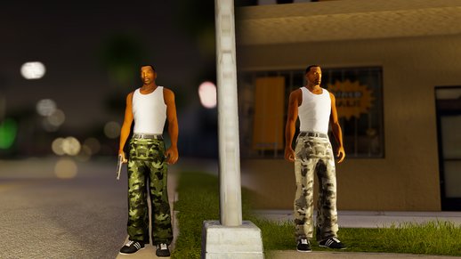 Camouflage Pants HD Retexture