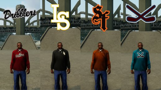 Teams of San Andreas Hoodies Megapack