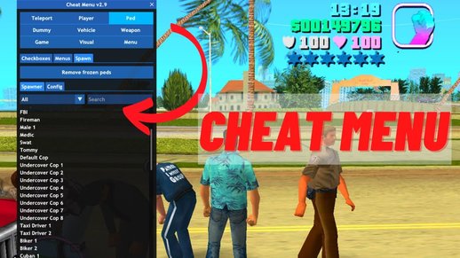 Cheat Menu v2.9