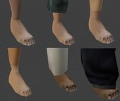 GTA SA Barefeet Skin Pack 6